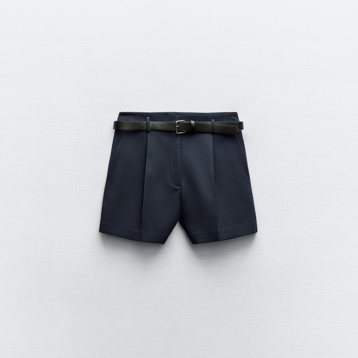 Moudda ZARA - Short à ceinture boucle carrée argentée - Tunisie 1
