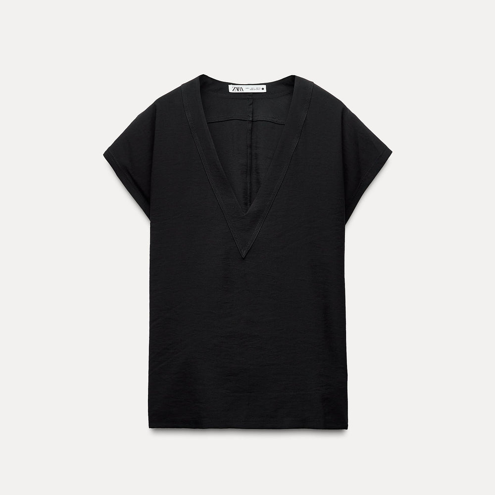 Moudda ZARA - Set top viscose col en V - Tunisie 2