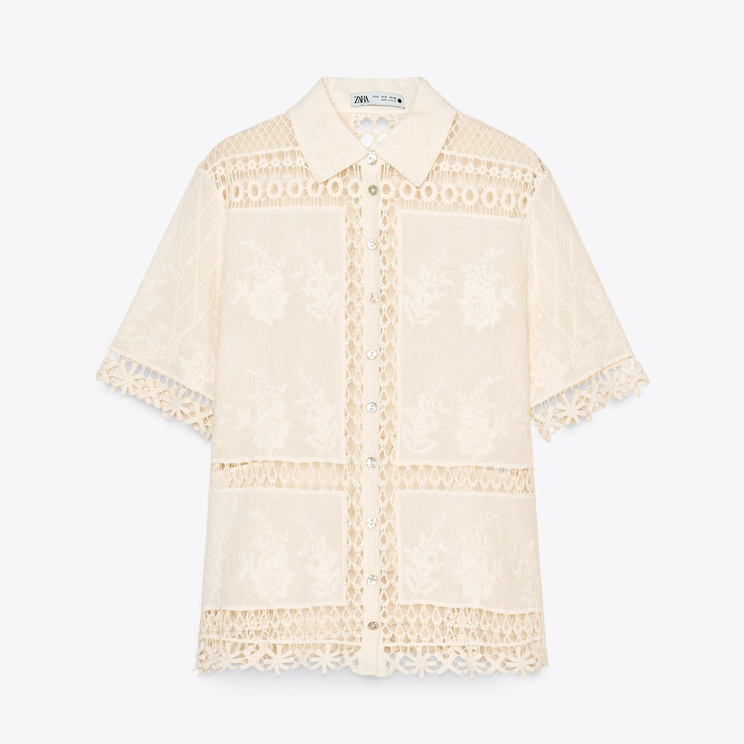 Moudda ZARA - Blouse Courte - Crochet - Tunisie 1