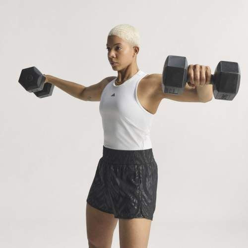 Moudda Adidas - Short de training taille haute toile imprimé intégral Pacer - Tunisie 4