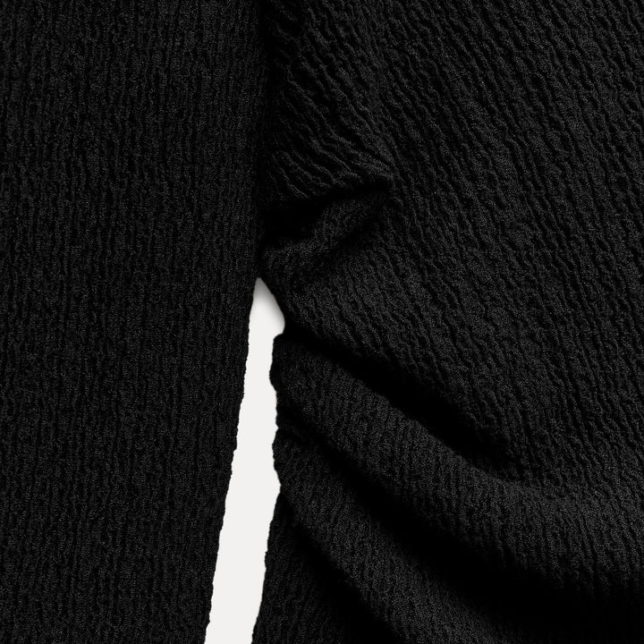 Moudda ZARA - Top Manches Longues Texturé Froissé - Tunisie 4