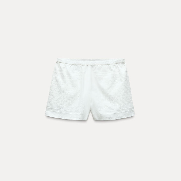 Moudda ZARA - Short brodé, taille élastique - Tunisie 1