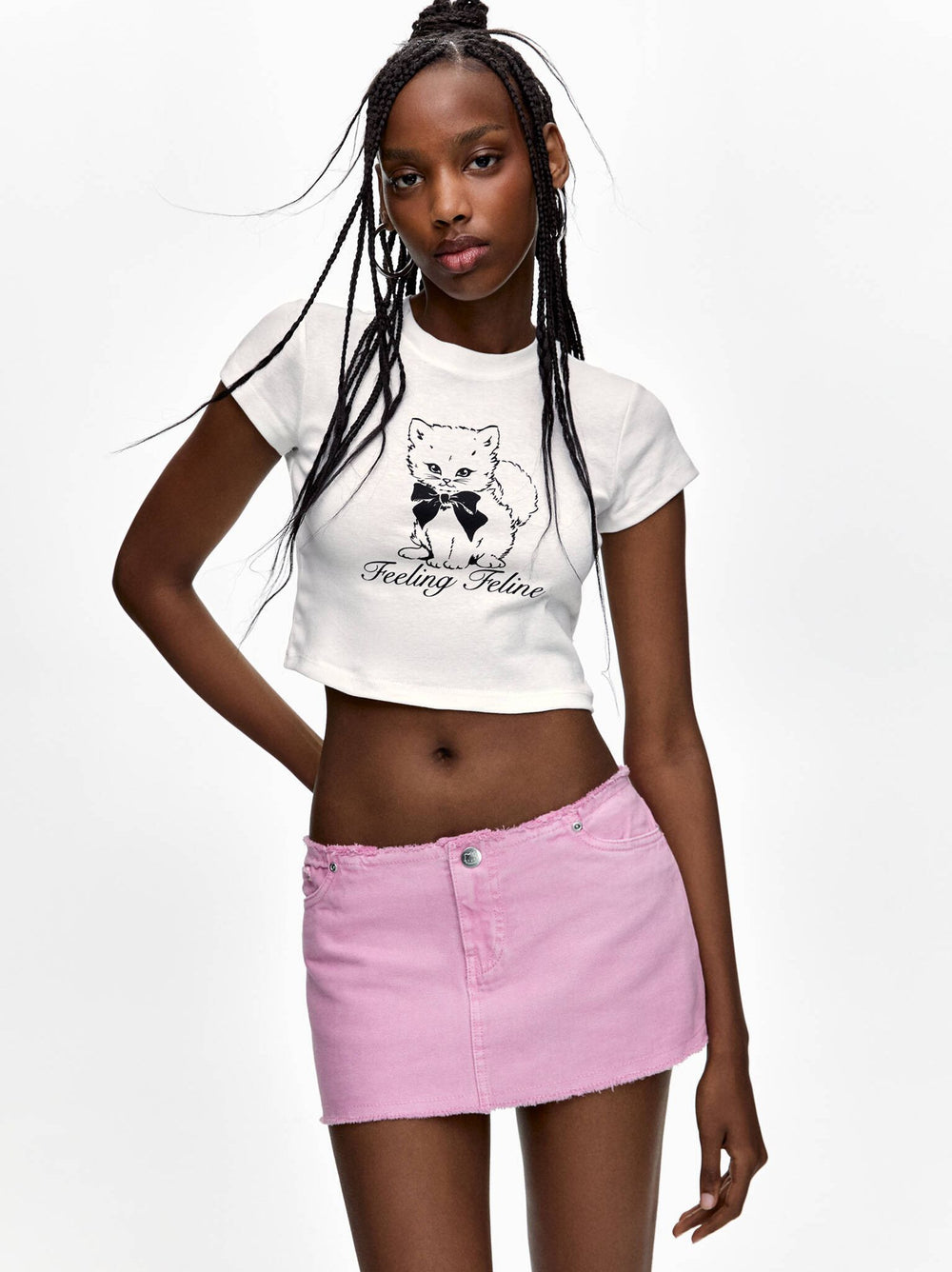 Moudda PULL & BEAR - Body Graphique Slim Animaux Mignons - Tunisie 2