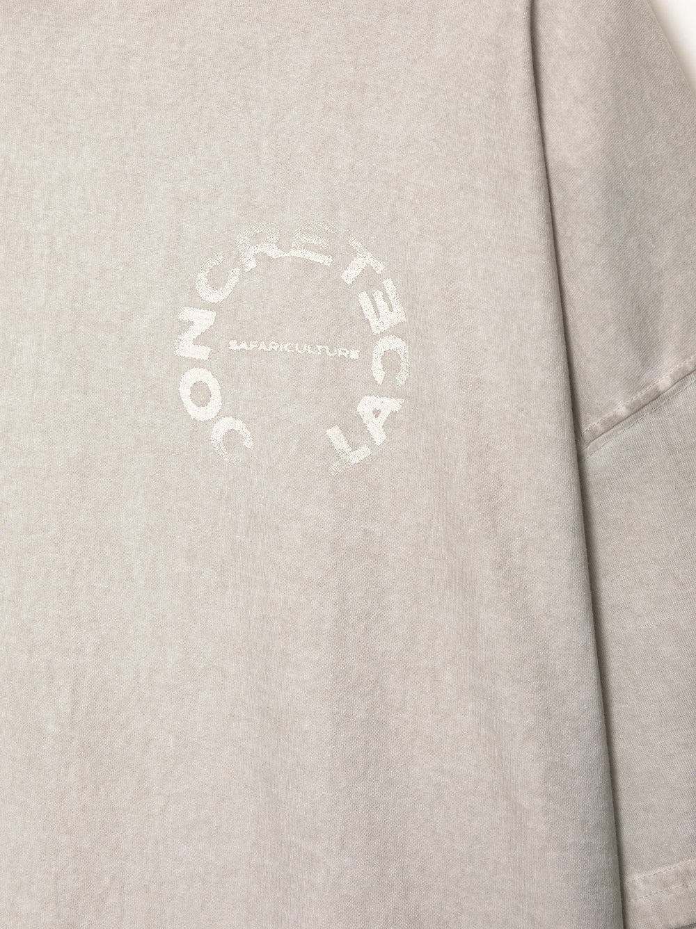 Moudda PULL & BEAR - T-Shirt Demi-Manches Col Léopard Beige Lavé - Tunisie 2