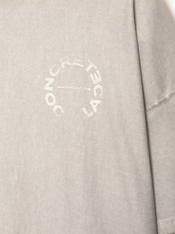 Moudda PULL & BEAR - T-Shirt Demi-Manches Col Léopard Beige Lavé - Tunisie 2