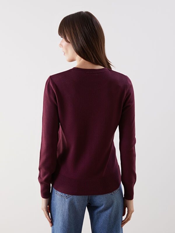 Moudda LC Waikiki - Pull tricot maternité Femme Bordeaux - Tunisie 4