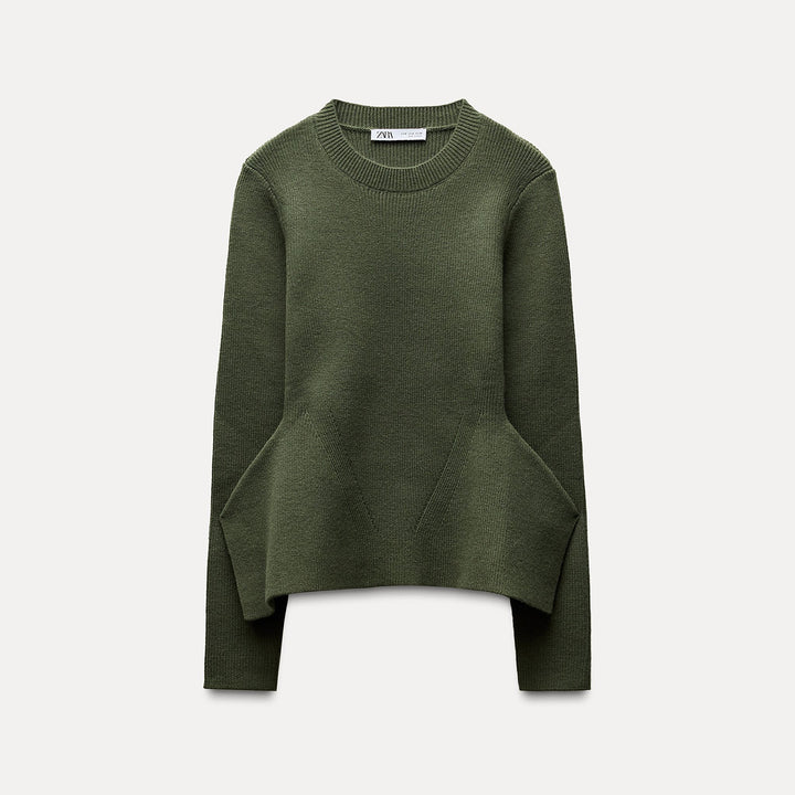 Moudda ZARA - Pull boxy, détail péplum - Tunisie 2