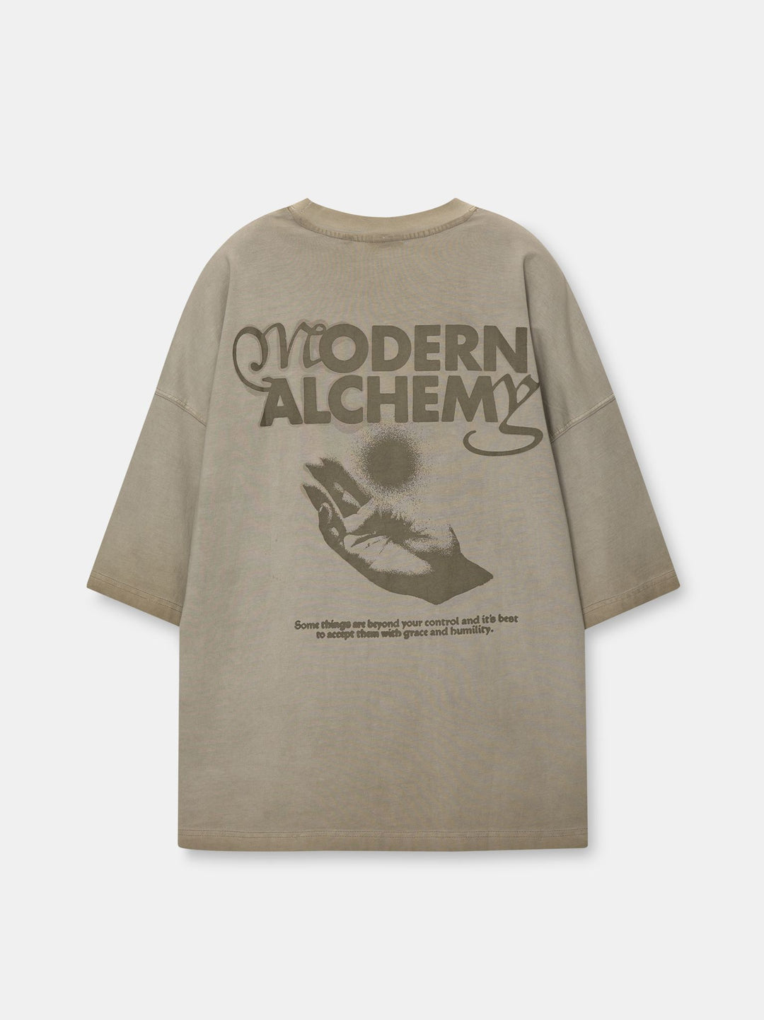 Moudda PULL & BEAR - T-Shirt Demi-Manches Oil Wash Imprimé Boxy Fit Arena - Tunisie 4