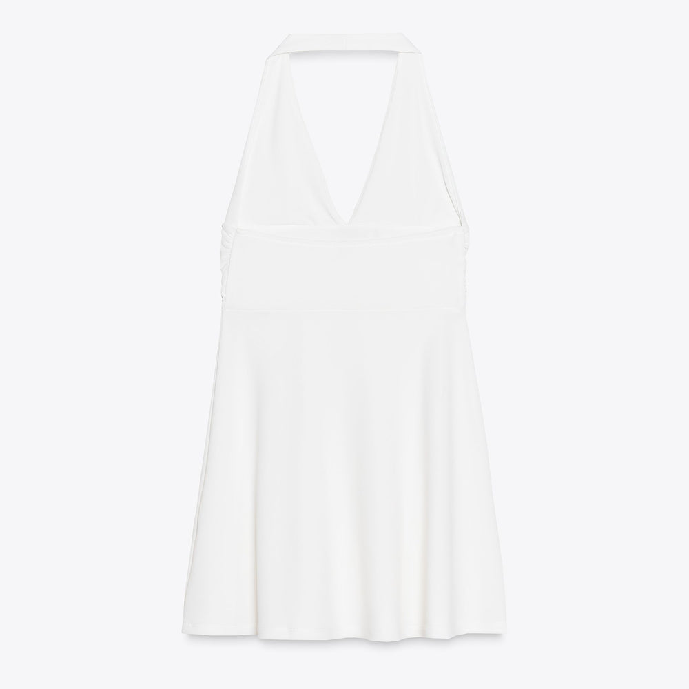 Moudda ZARA - Robe Mini Halter - Col Piqué & Bas Volume - Tunisie 2