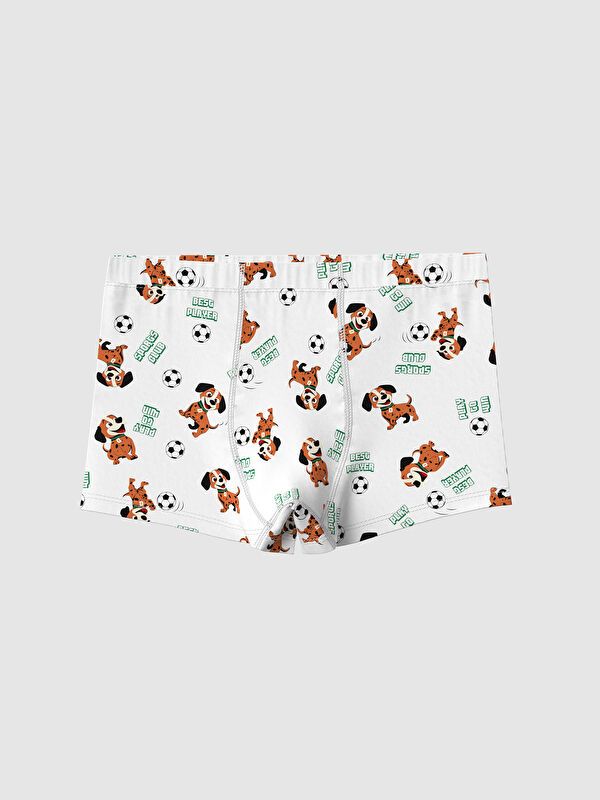 Moudda LC Waikiki - Boxer jersey Garçon Imprimé blanc - Tunisie 2