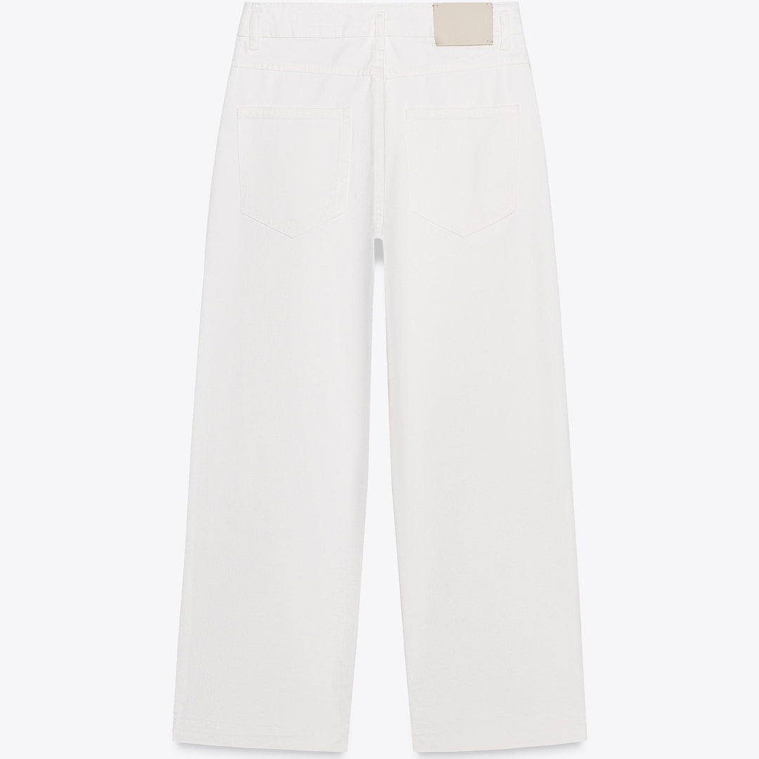 Moudda ZARA - Pantalon Cropped - Écru - Tunisie 2