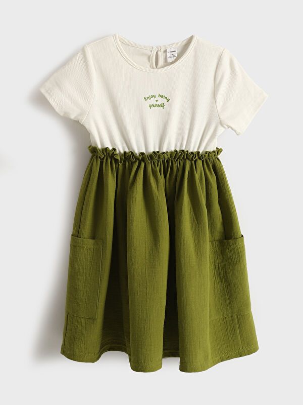 Moudda LC Waikiki - Robe manches courtes en jersey pour Fille - Tunisie 1