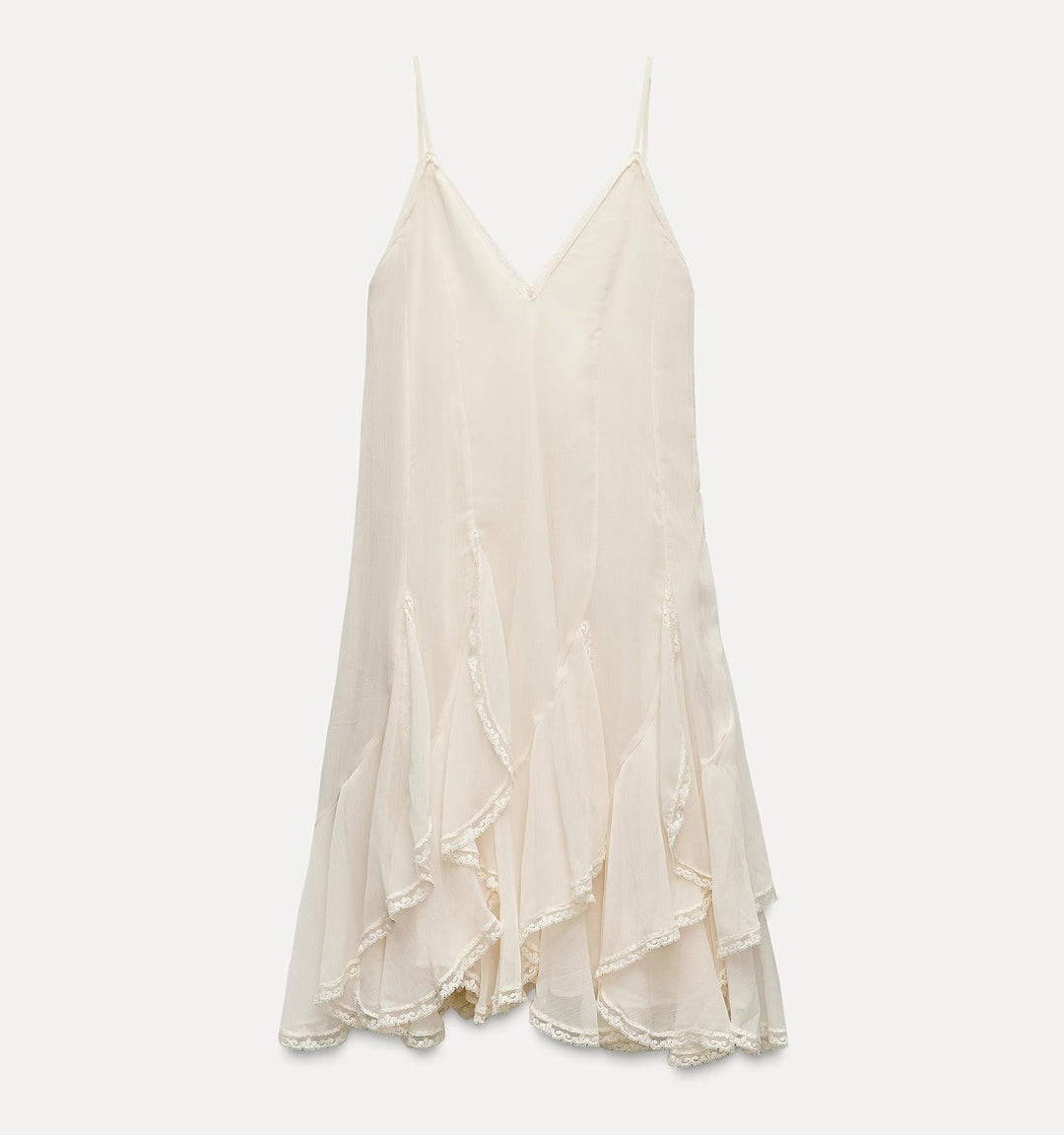 Moudda ZARA - Robe crudo volants avec dentelle - Tunisie 1