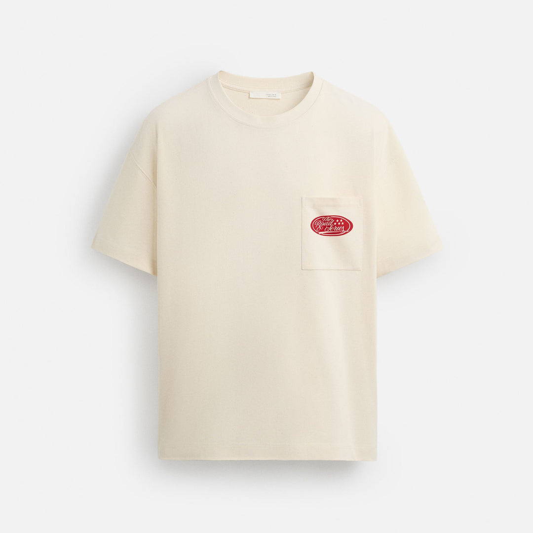 Moudda ZARA - T-Shirt - Poche & Imprimé Rancho de la Luna - Tunisie 1