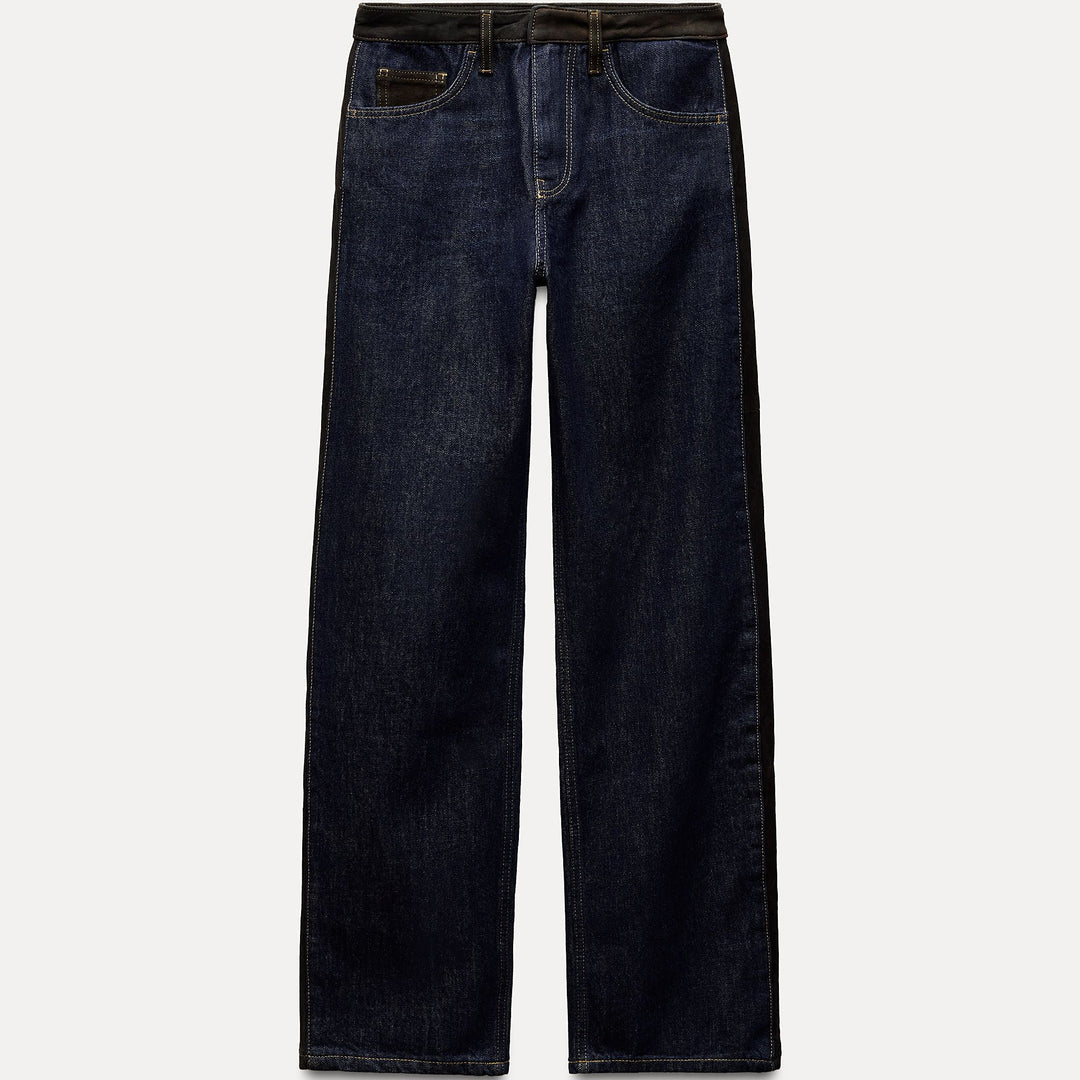 Moudda ZARA - Set D.W. pantalon avec contraste cuir - Tunisie 1