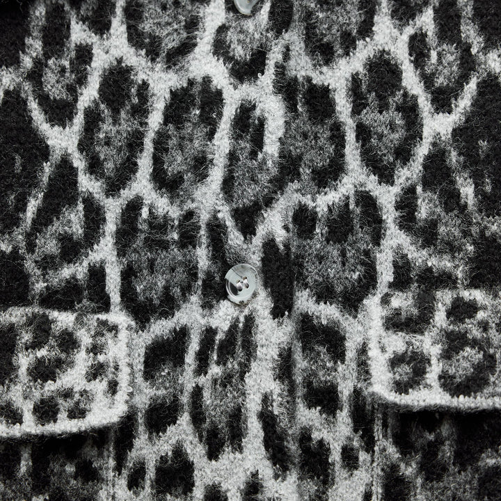 Moudda ZARA - Veste Jacquard - Imprimé Animal, Col & Poches - Tunisie 3