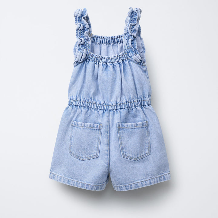 Moudda ZARA - Combinaison Denim Enfant - Volant - Tunisie 2