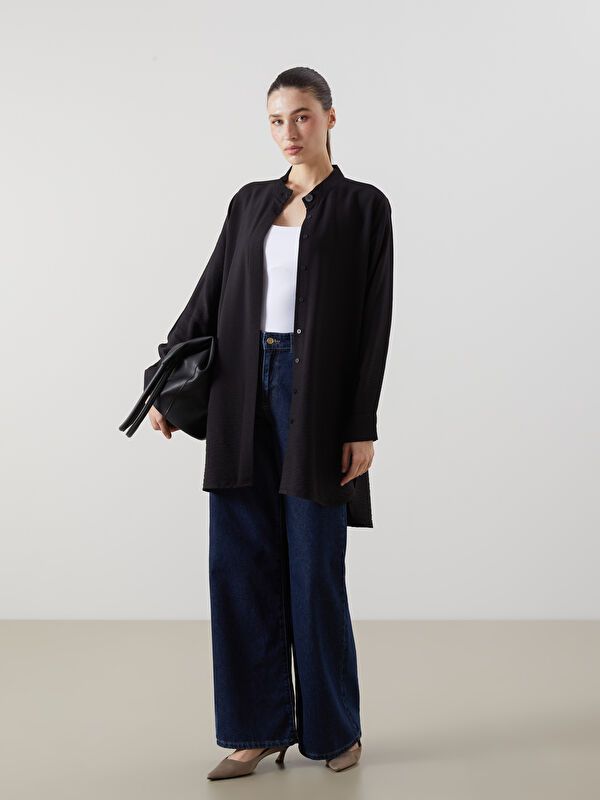 Moudda LC Waikiki - Tunique à manches longues Femme Noir - Tunisie 2