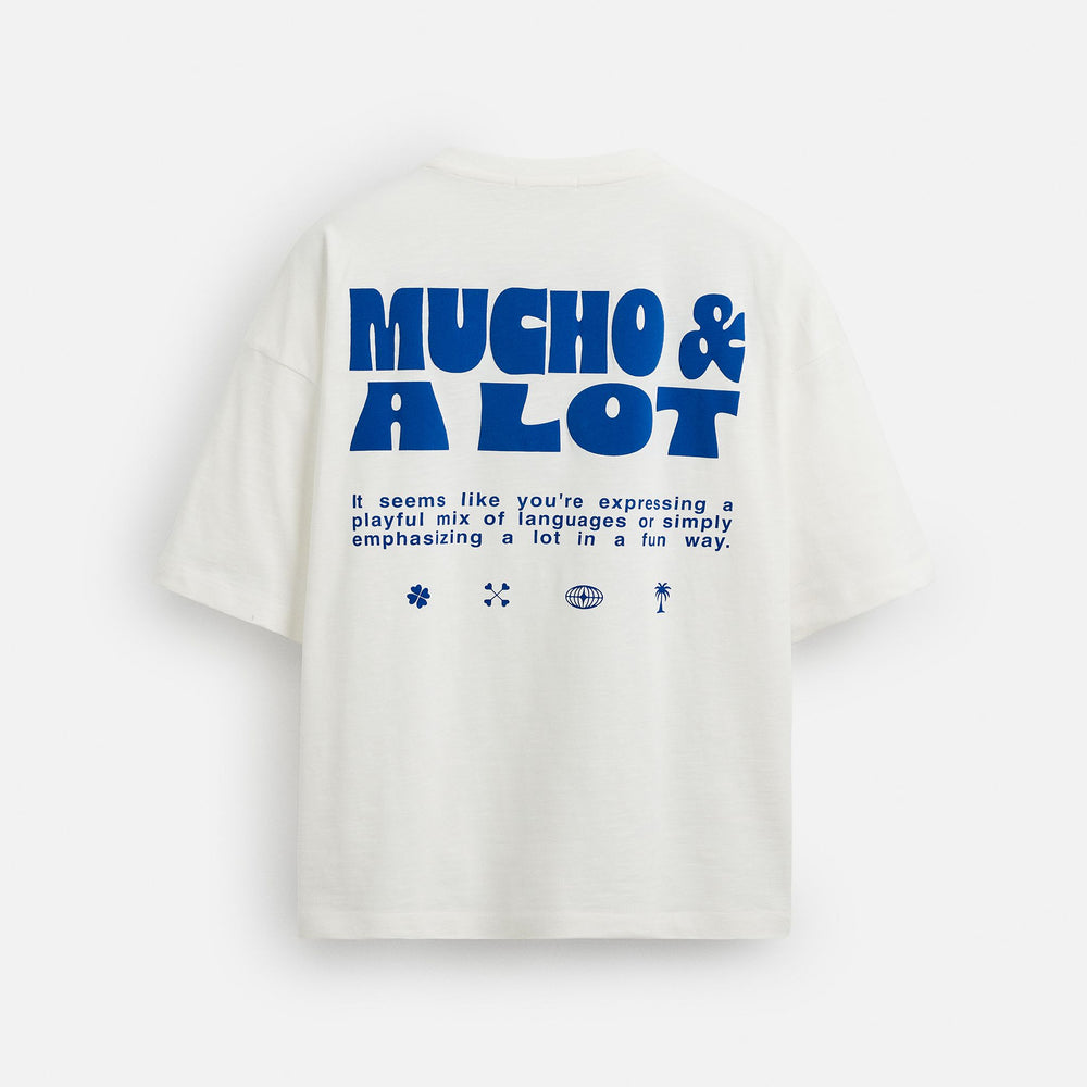 Moudda ZARA - T-Shirt Coton - Flamme Mucho & A Lot - Tunisie 2