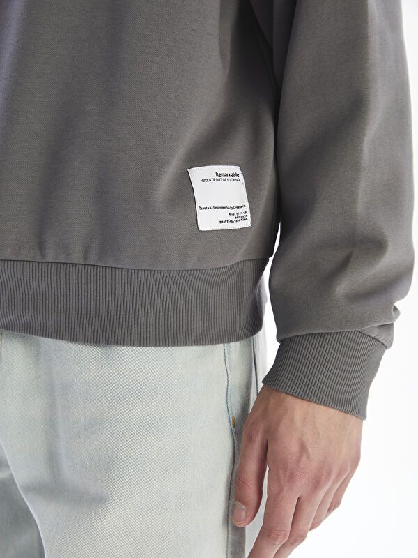 Moudda LC Waikiki - Sweatshirt en jersey Homme Gris foncé - Tunisie 3