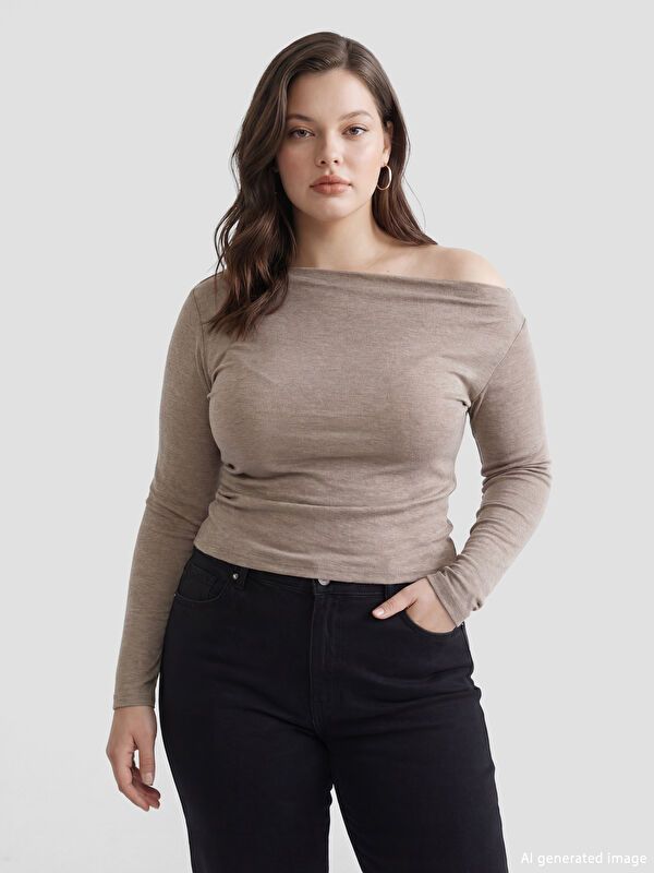 Moudda LC Waikiki - Body manches longues en jersey pour Femme - Tunisie 2