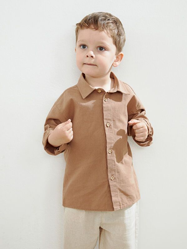 Moudda LC Waikiki - Chemise tissée à manches longues pour Garçons - Tunisie 5