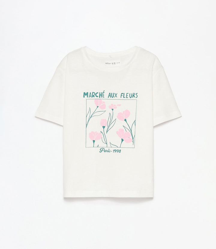 Moudda Lefties - T-Shirt - Imprimé Positionnel Février Fille - Tunisie 1