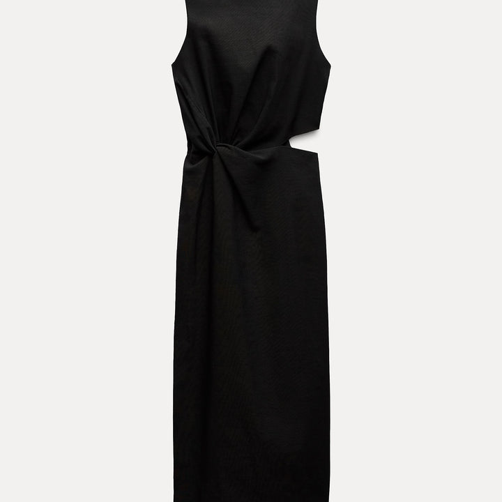 Moudda ZARA - Robe mi-longue élastique découpe - Tunisie 2