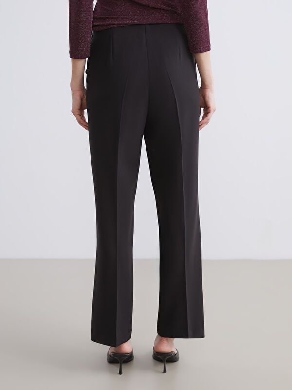 Moudda LC Waikiki - Pantalon tissé moyen Femme Noir - Tunisie 4