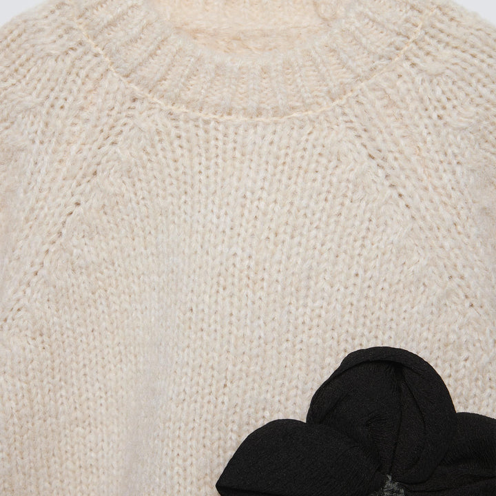Moudda ZARA - Pull maille enfant fleur 3D - Tunisie 3