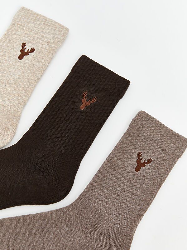 Moudda LC Waikiki - Chaussettes courtes Homme Beige - Tunisie 2