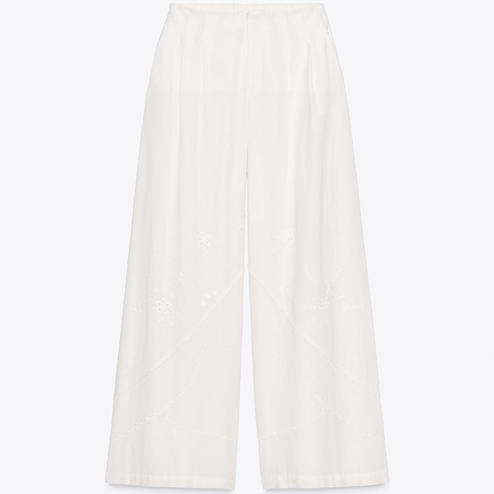 Moudda ZARA - Pantalon Lin - Broderies Bas - Tunisie 1
