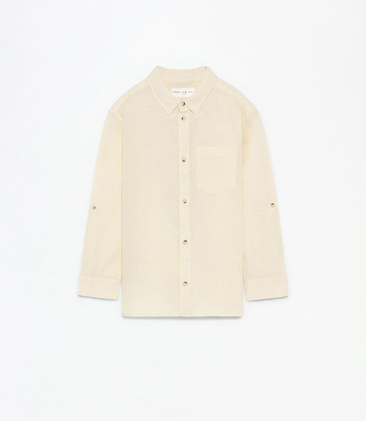 Moudda Lefties - Chemise Lin - Manches Relevables Garçon - Tunisie 2