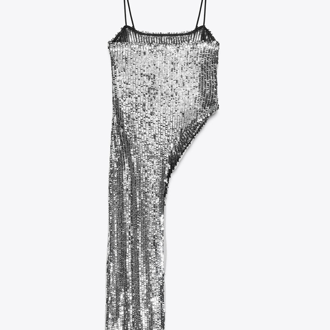 Moudda ZARA - Top Asymétrique - Paillettes - Tunisie 2