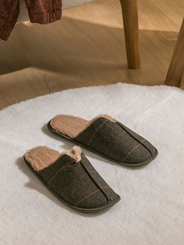 Moudda LC Waikiki - Pantoufles maison Homme Imprimé mélange - Tunisie 1