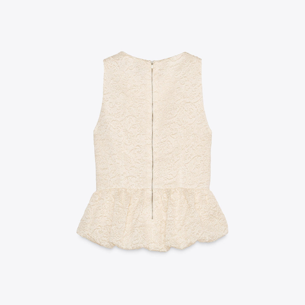 Moudda ZARA - Ensemble Top - Relief & Peplum - Tunisie 2