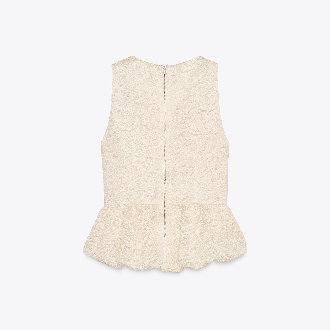 Moudda ZARA - Ensemble Top - Relief & Peplum - Tunisie 2