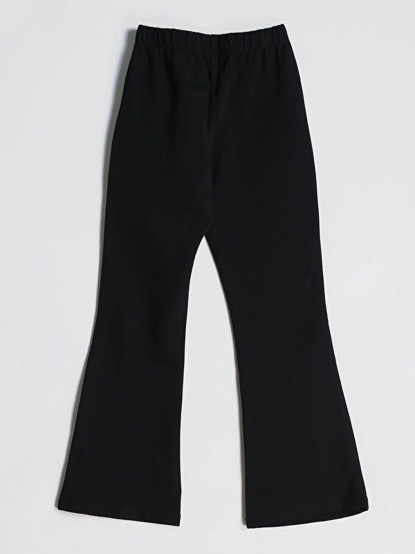 Moudda LC Waikiki - T-shirt jersey stretch basique Fille Noir - Tunisie 2