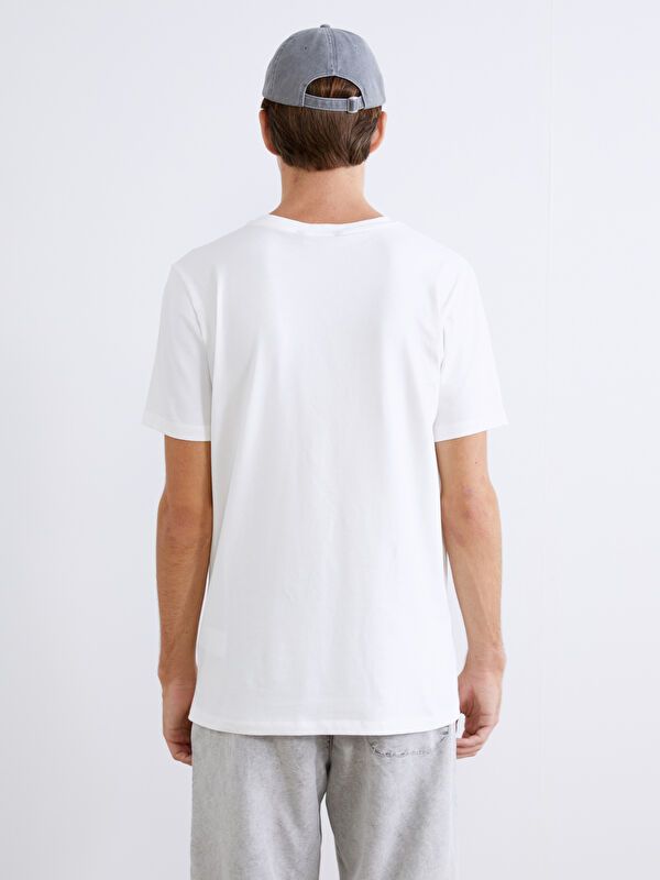 Moudda LC Waikiki - T-shirt basique manches courtes en jersey - Tunisie 4