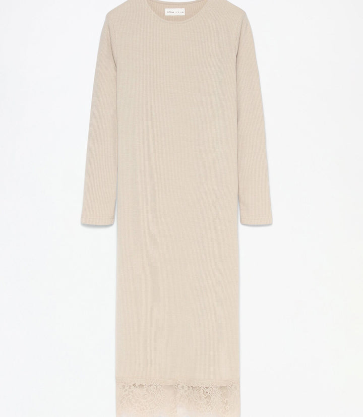 Moudda Lefties - Robe - Maille Coupée, Côtes & Dentelle - Tunisie 1