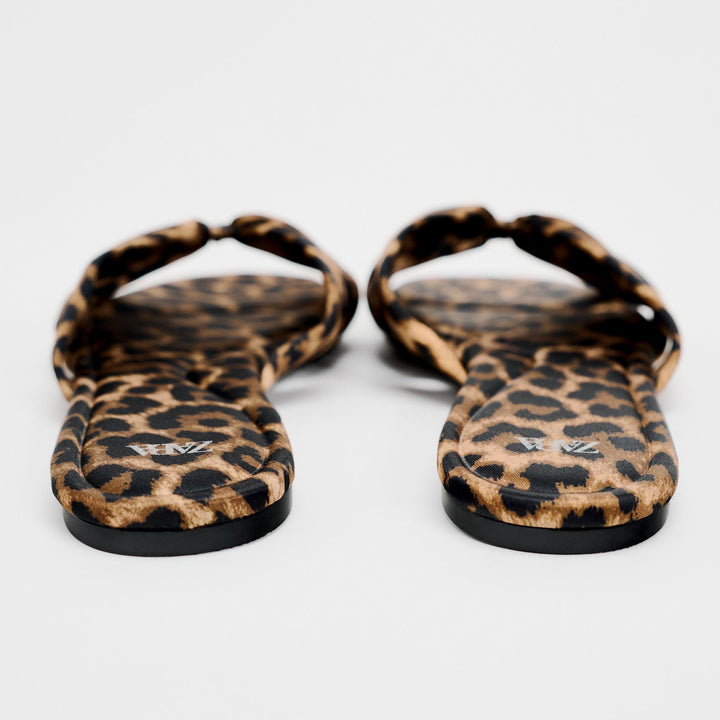 Moudda ZARA - Ballerines nœud imprimé animalier - Tunisie 4