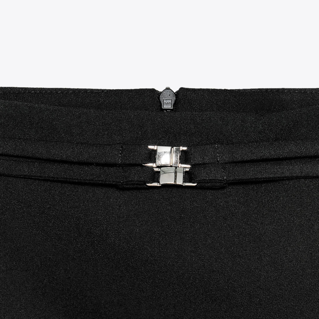 Moudda ZARA - Jupe Mini Crêpe - Ceinture Tissu - Tunisie 3