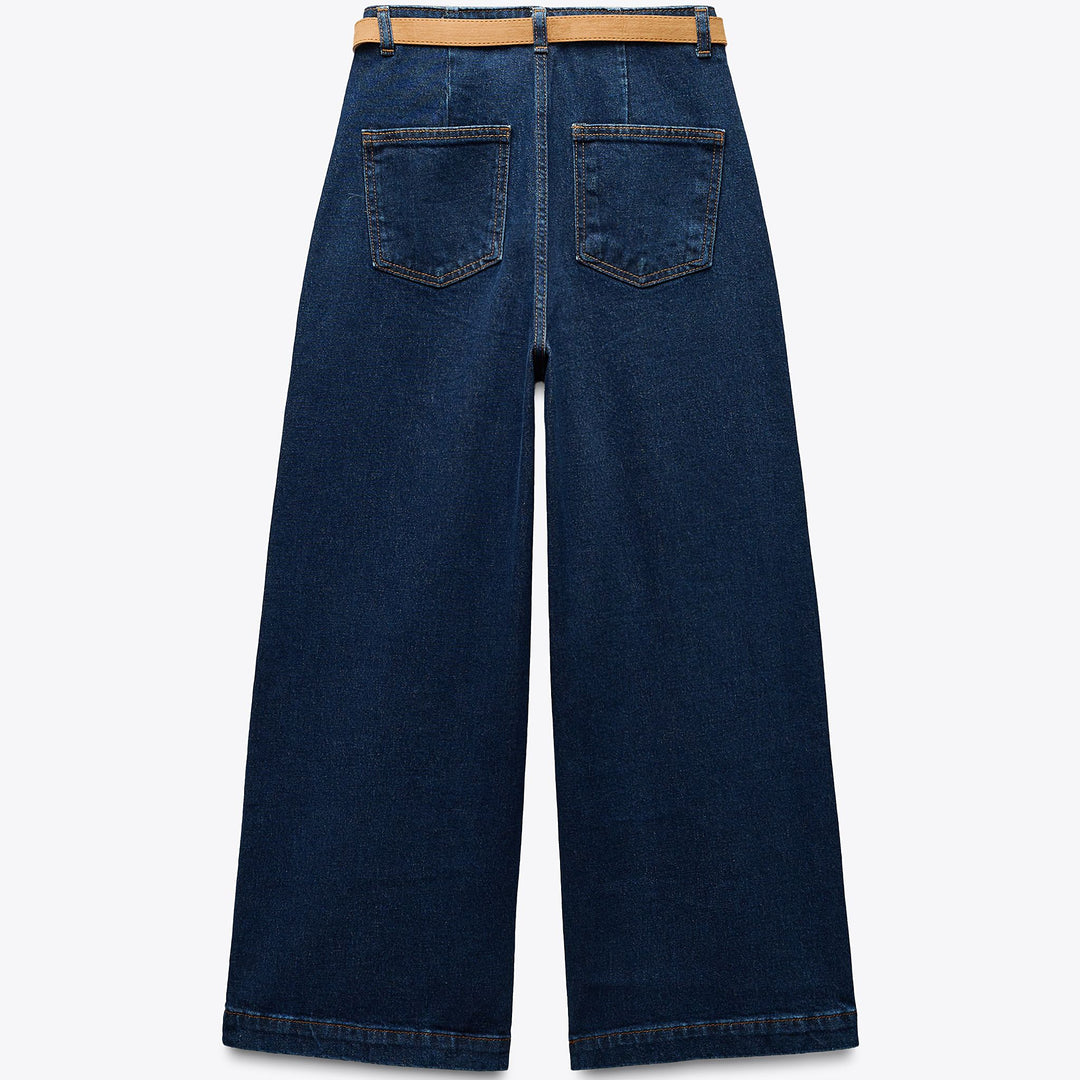 Moudda ZARA - Denim - Taille Haute, Wide Leg & Cropped - Tunisie 2