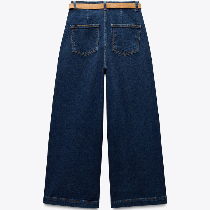 Moudda ZARA - Denim - Taille Haute, Wide Leg & Cropped - Tunisie 2