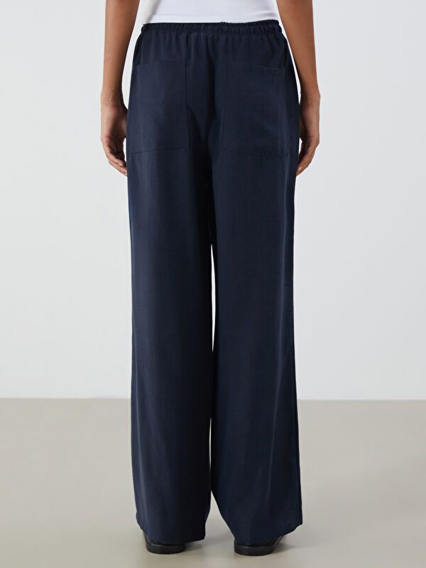 Moudda LC Waikiki - Pantalon tissé moyen Femme Marine - Tunisie 4