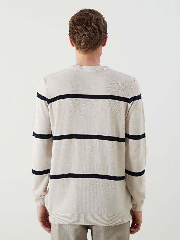 Moudda LC Waikiki - Pull rayé en tricot Homme Pierre - Tunisie 4