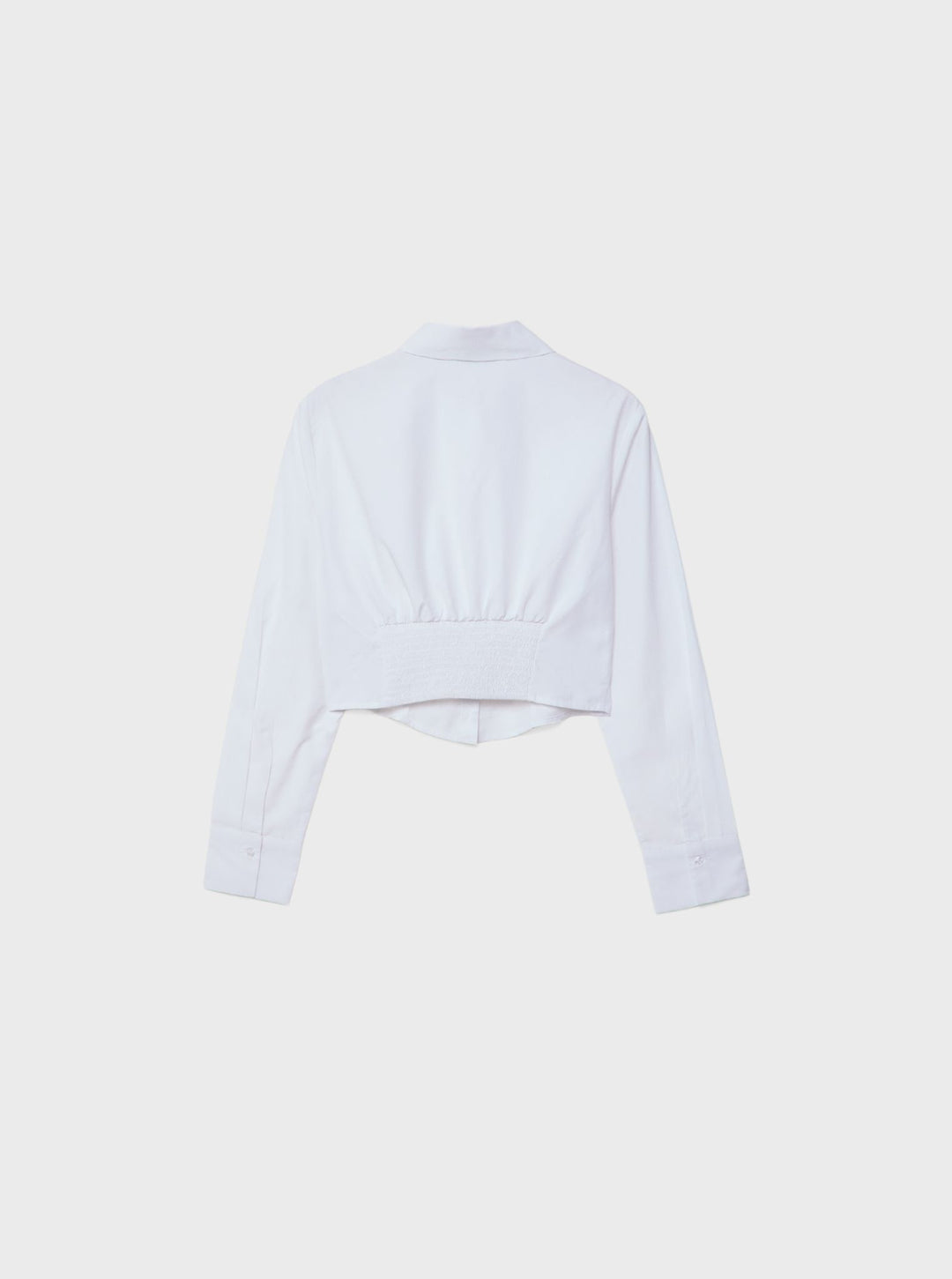 Moudda STRADIVARIUS - Chemise Basique Crop avec Élastiques - Tunisie 3