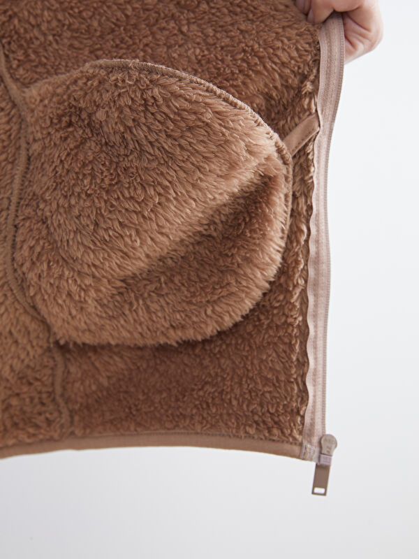 Moudda LC Waikiki - Cardigan jersey Femme Brun clair - Tunisie 4