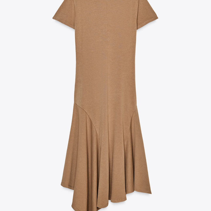 Moudda ZARA - Robe Heavy Coton Lavé - Bas Asymétrique & Volume - Tunisie 2