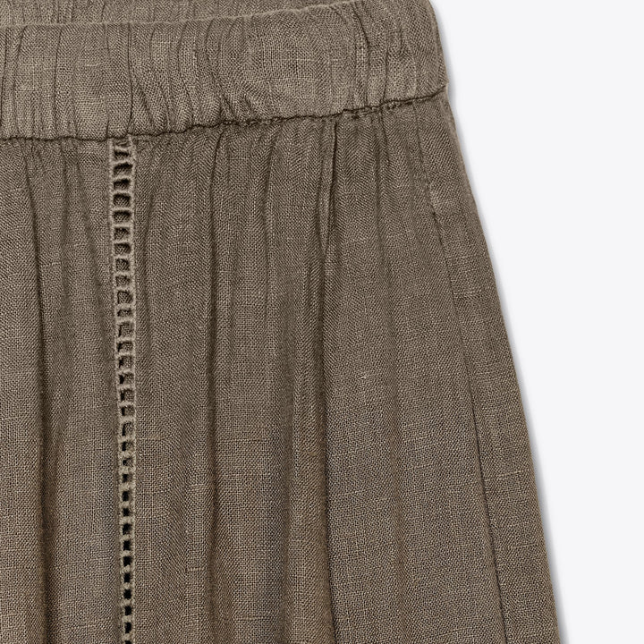 Moudda ZARA - Pantalon Lin Palazo - Détail Entredos - Tunisie 3